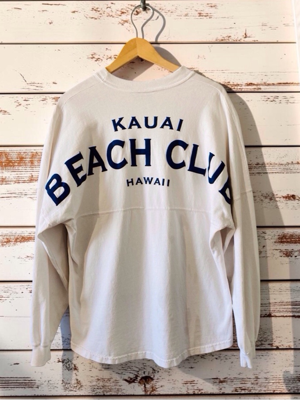 Kauai Beach Club Hawaii Spirit Long Sleeve Shirt Medium Beach Resortwear